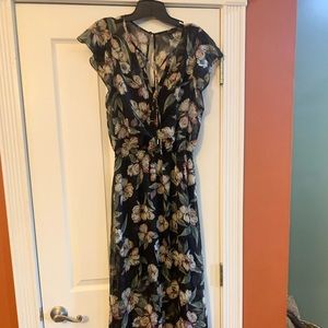 WHBM Sheer Floral Dress - Size M